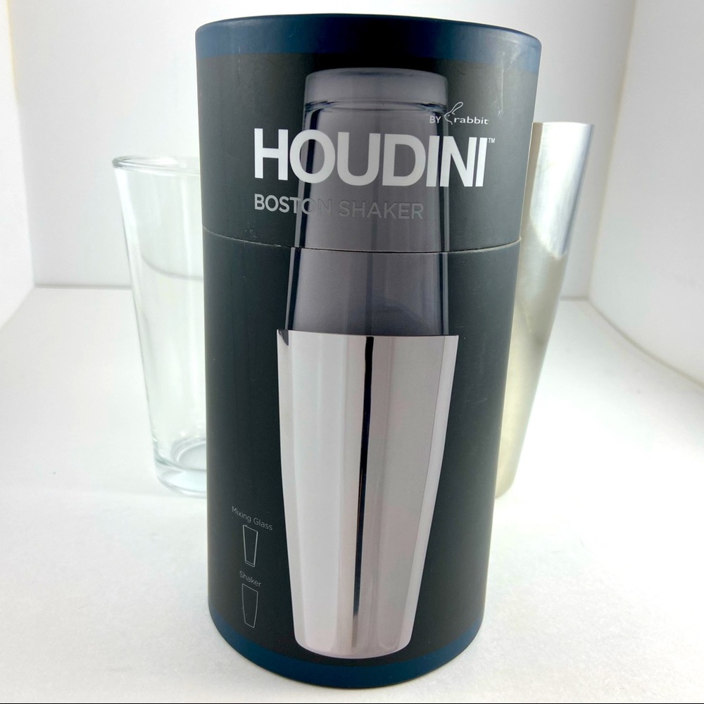 Houdini Boston Shaker by Rabbit 2 Pc. Shaker and Mixing Glass